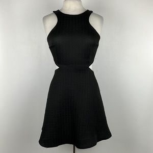 Club Monaco, Women’s black cutout dress, size 2